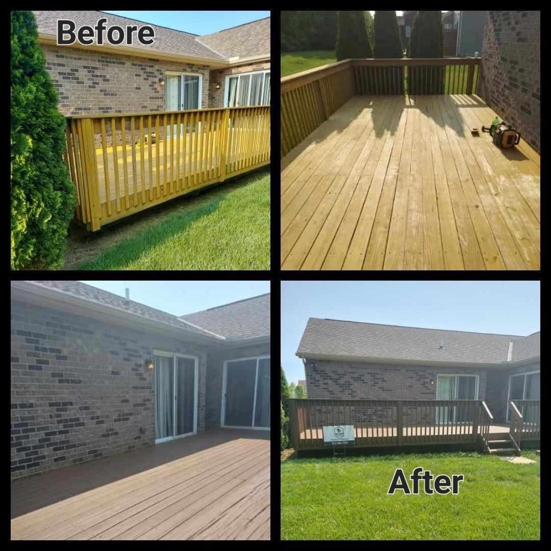 Deck Staining in Monroe